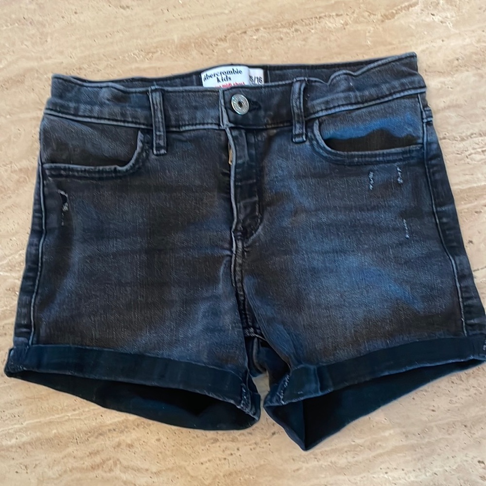 Abercrombie kids, girls size 15/16, denim shorts